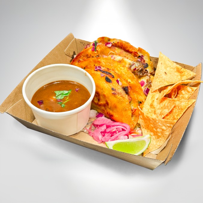 Birria Tacos with Consomé